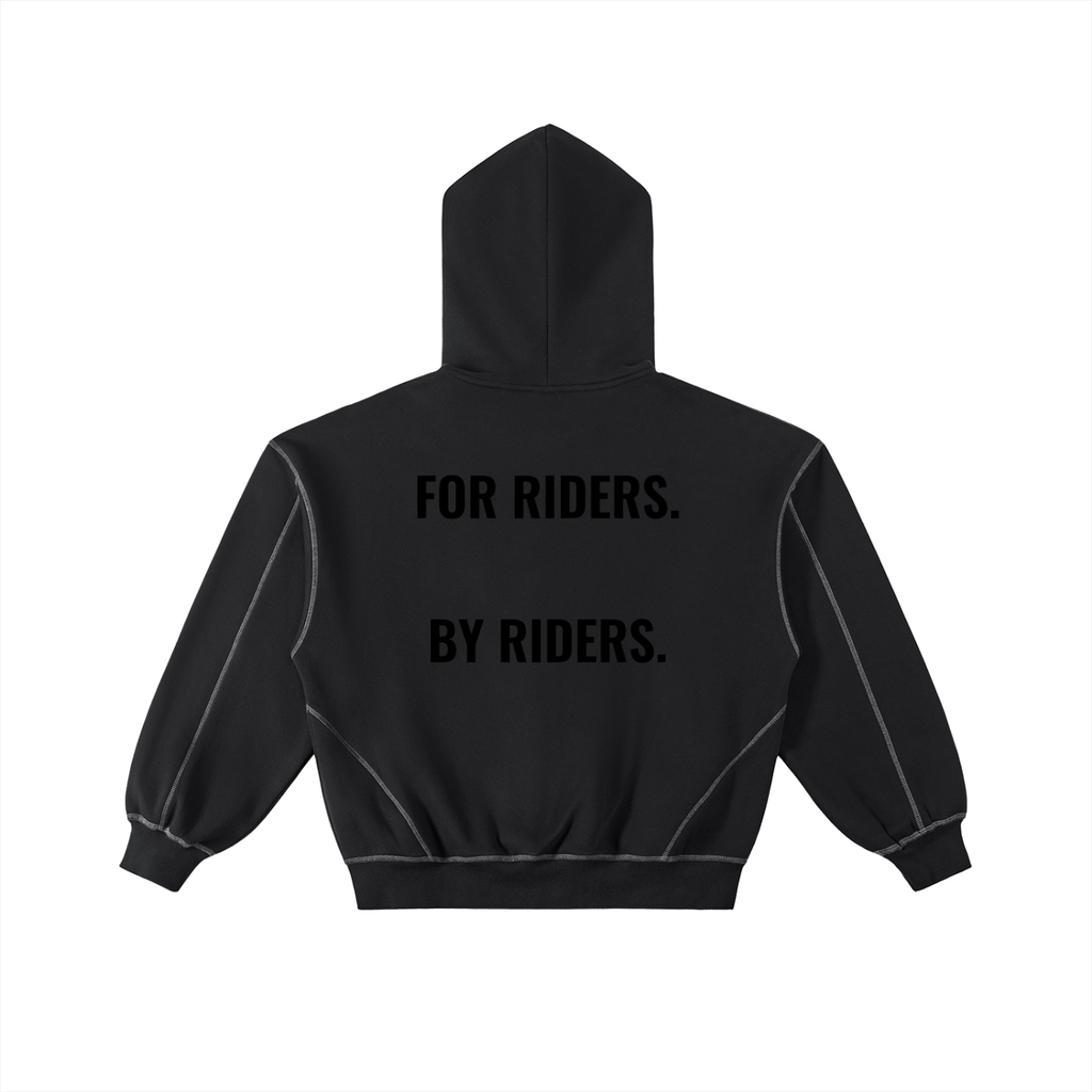 OVERDRIVE FOR RIDERS Zip Hoodie